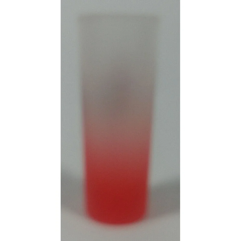 NEW Billy Bob's Texas Frosted Red Fade Shot Glass 4
